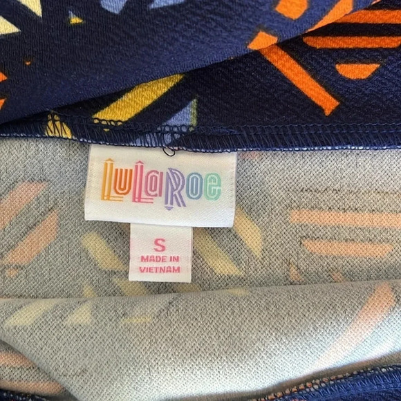 LulaRoe Cassie Pencil Mini Skirt Geometric Shapes NWT 12 - Picture 5 of 6